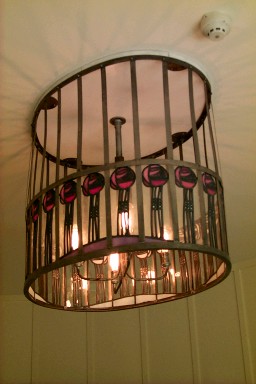 Ceiling lamp in the Oval Room