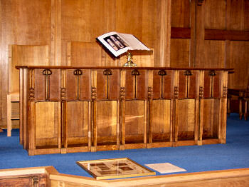 Picture of the communion table