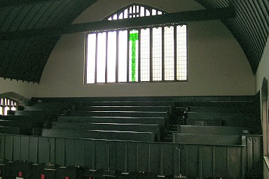 View of the back gallery