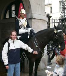 Imke with a horse...