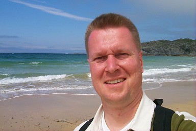 Picture of Armin on a beach