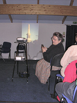 Picture of a slideshow presentation