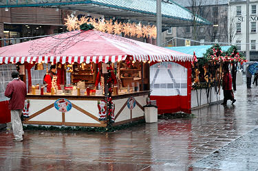 Picture of a sausage stall