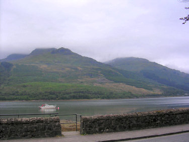 Picture of clouds over a loch