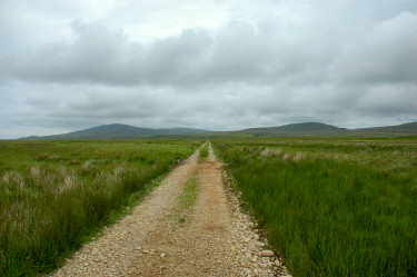 Picture of a long straight track stretching out into the distance