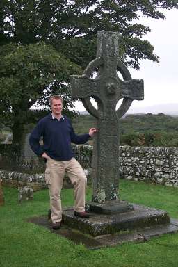 Kildalton High Cross with the author