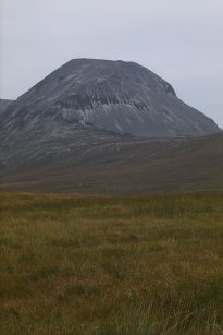 Landscape on Jura, one of the Paps in the background