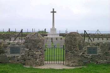 Entrance to Kilchoman Military Cemetary
