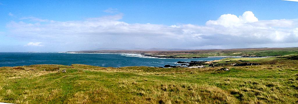 Panorama picture of the view over Loch Sanaigmore